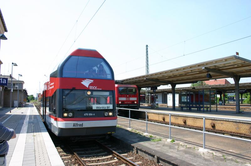 670 006  Alfred  in Dessau Hbf
