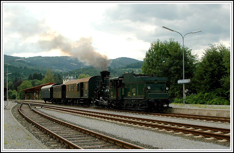 671 am 30.6.2006 bei der Rckfahrt als LPz 8532 von Deutschlandsberg nach Graz.