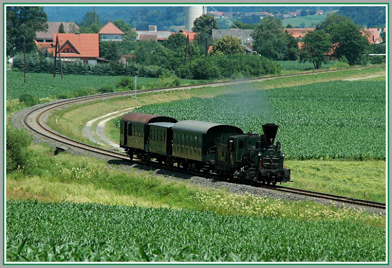 671 mit ihrem SPz 8531 am 30.6.2006 kurz vor Gro St. Florian.