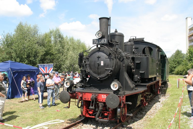 70 083 am 26.-7-2009 im Bahnpark Augsburg