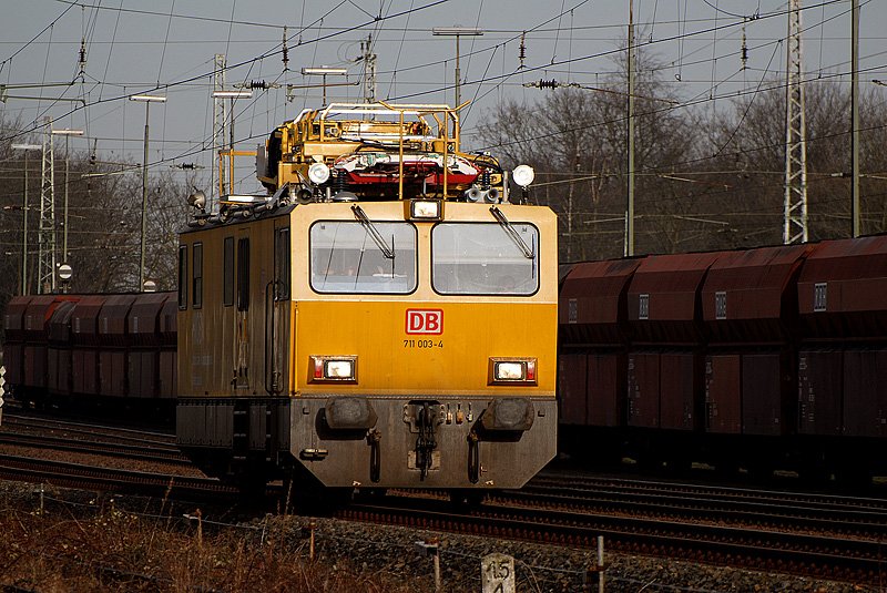 711 003 durchf�hrt den Gbf Rheinkamp. 25.01.2008