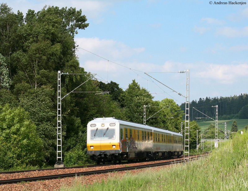 719 102-6 auf Messfahrt (?)am km 69,8 4.6.09