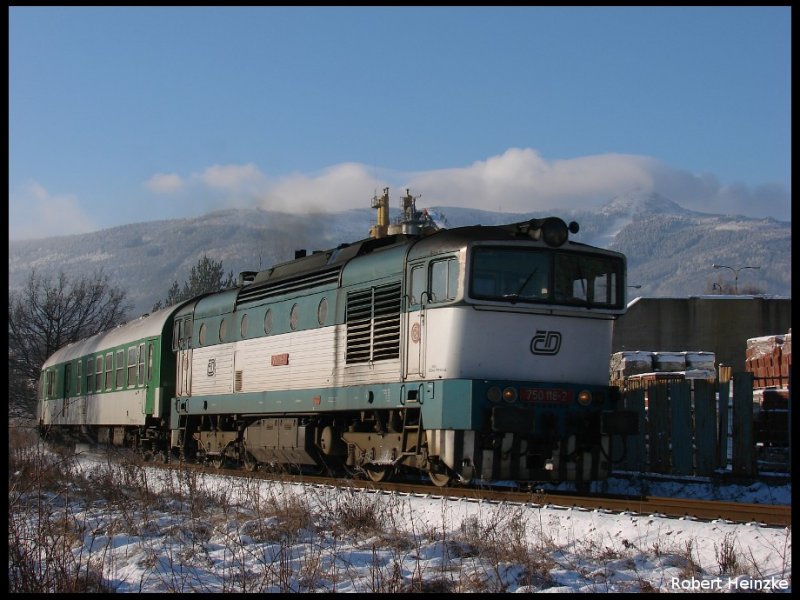 750 118-2 am 03.01.2009 bei Liberec