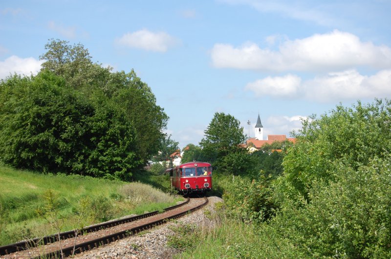 798 706; 998 034; 798 776 am 30.05.2009 bei Gebenbach (Strecke Amberg-Schnaittenbach)
