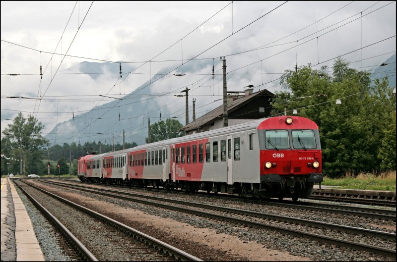 80-73 038 hat schon die  Wortmarke  und ist im REX 1507  betriebliche-altersvorsorge.at  nach Schwarzach St.Veit eingereiht.
