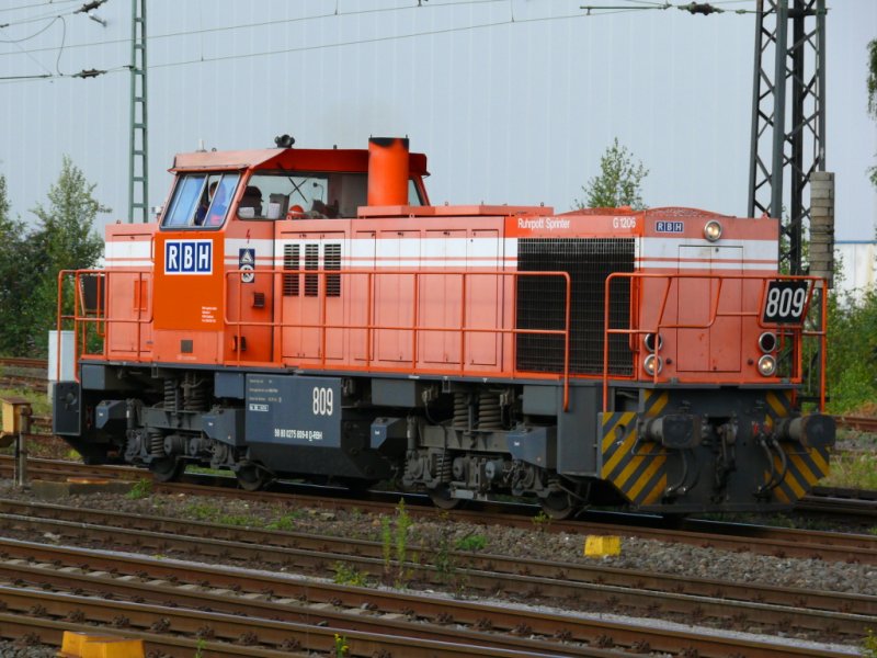 809 der RBH in Recklinghausen-Sd 27.8.2009