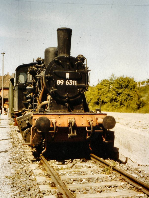 89 6311 in Erfurt-West, um 1985 (ORWO-Dia)
