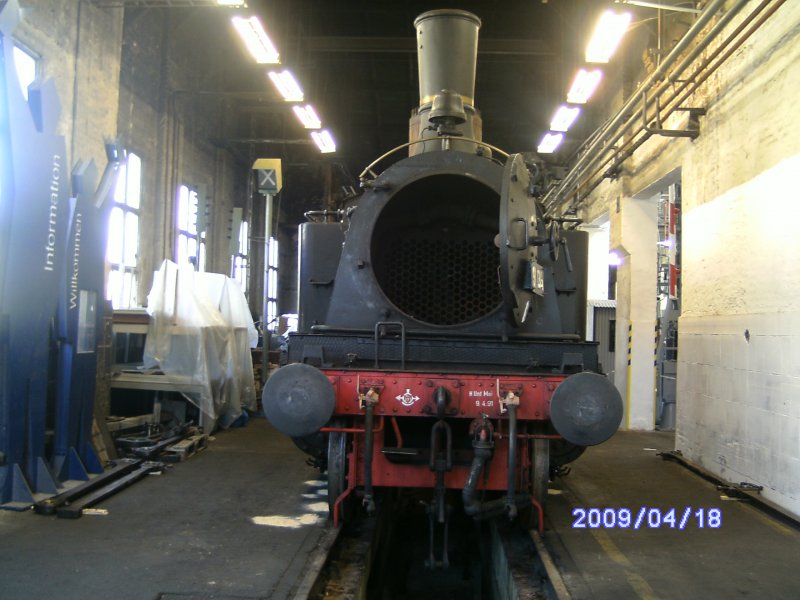 91 134 soll zur BUGA 2009 wieder Sonderzge bespannen. Schwerin den 18. April 2009