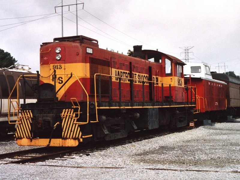 913 (Hartford & Slocumb) auf der Gold Coast Railroad Museum in Miami am 6-9-2003. Bild und scan: Date Jan de Vries.