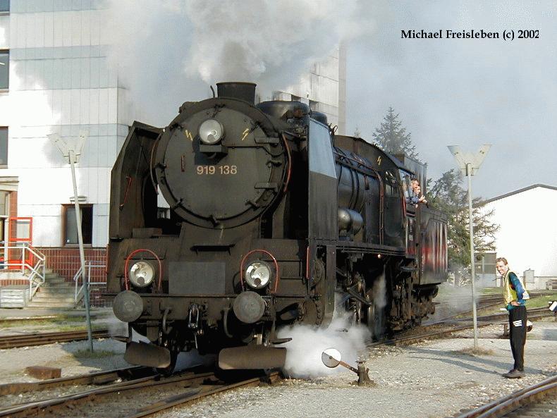 919.138 in der Traktion Wien Ost, am 08-09-2002