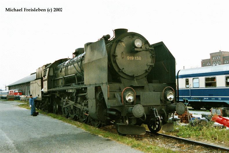 919.138 in der Traktion Wien Ost am 08-09-2002