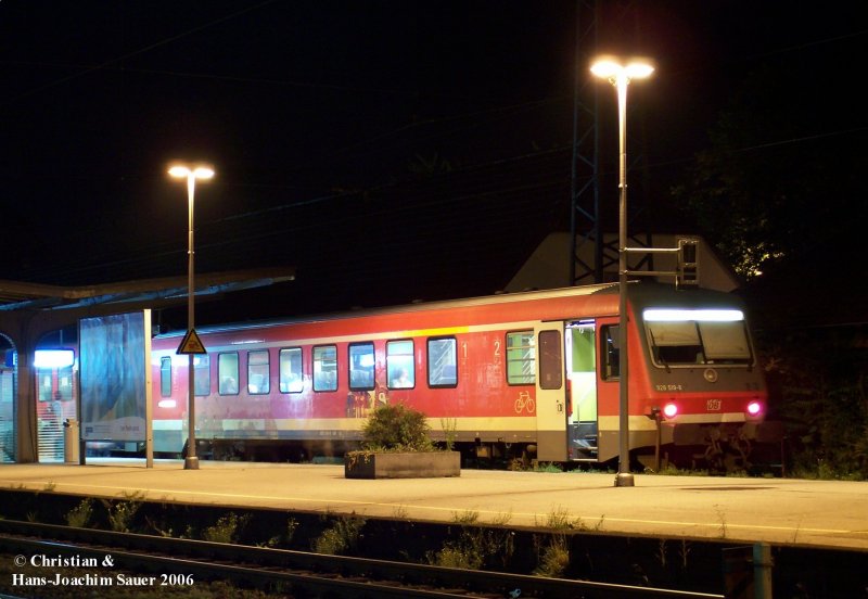 928 519-8 am Abend des 30.09.2006 in Schwerte an der Ruhr.