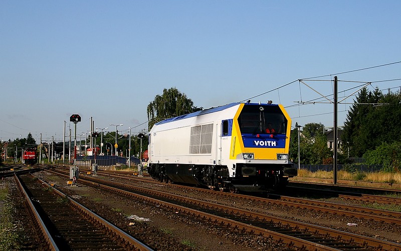 9280 1264 006-8 D-VTLT war im Juli 3 Tage zu Testversuchen bei der HGK.
Brhl-Vochem am 14.07.2009
