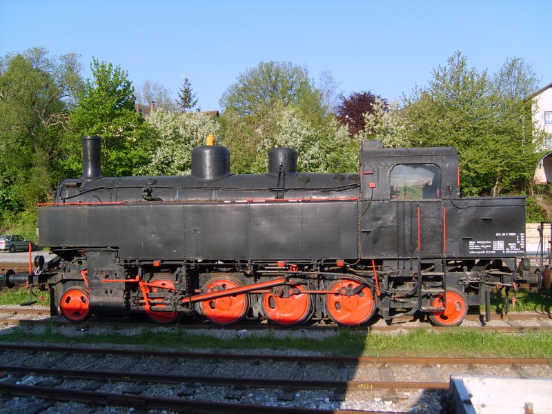93.1434 des Martinsberger Lokalbahnvereins am 12.05.2006 abgestellt in Zwettl.