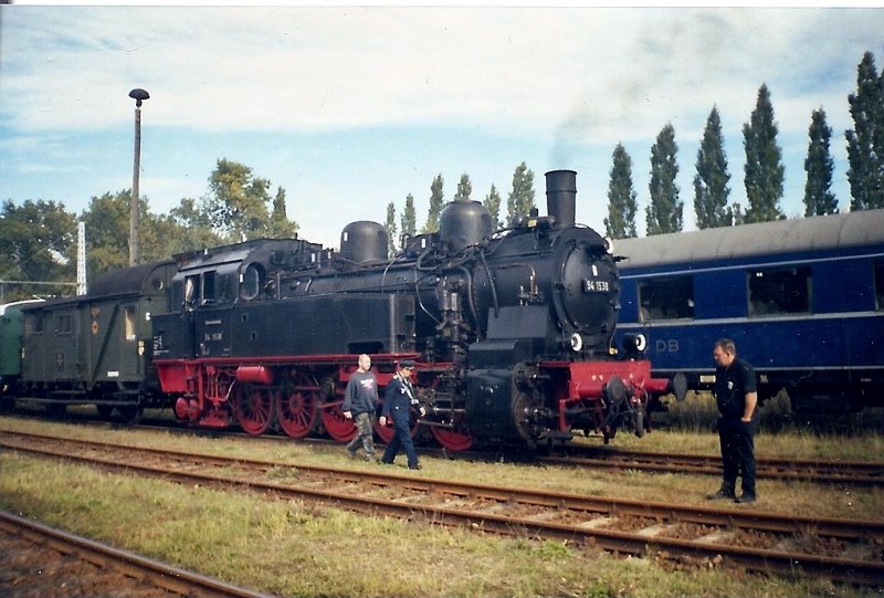94 1538 am 30.September 2007 bei einer Lokausstellung im ehmaligen Bw Berlin Sch�neweide.