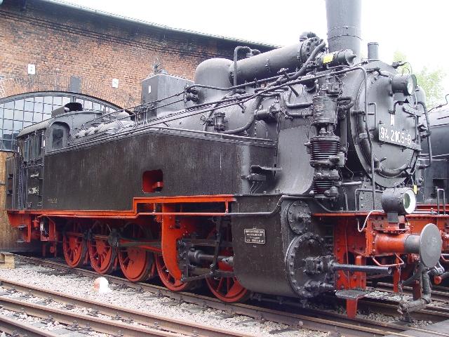 94 2105 im Eisenbahnmuseum Schwarzenberg am 8.5.05