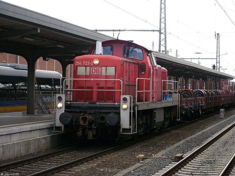 94 723-2 Durchfhrt Paderborn mit einem GZ