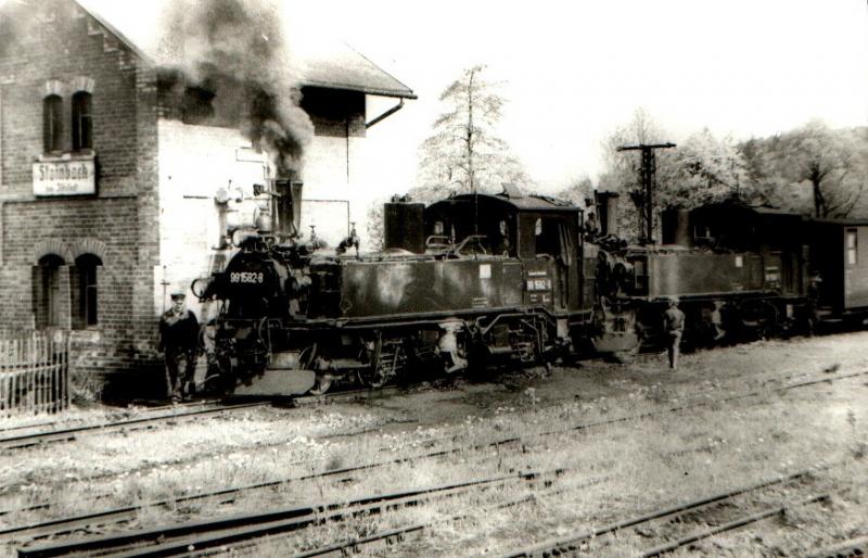 99 1582 als Zuglok 1983 in Steinbach