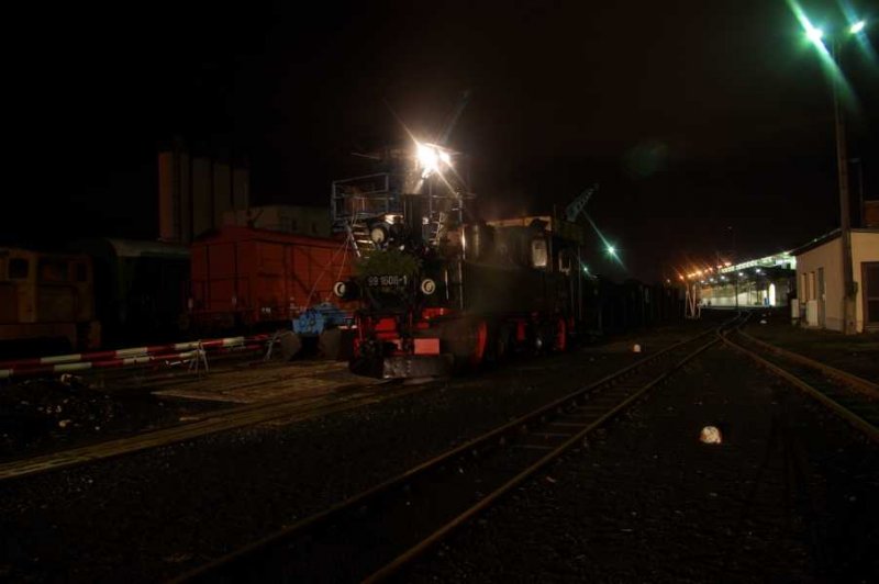 99 1608-1 abgestellt im Bw Freital Hainsberg am 01.12.07