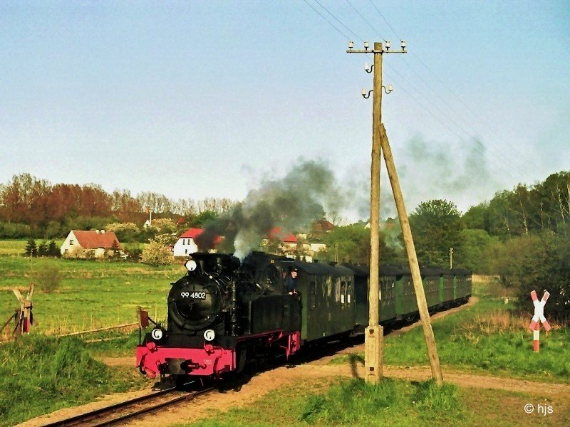 99 4802 beim Hp. Serams (6. Mai 1994)