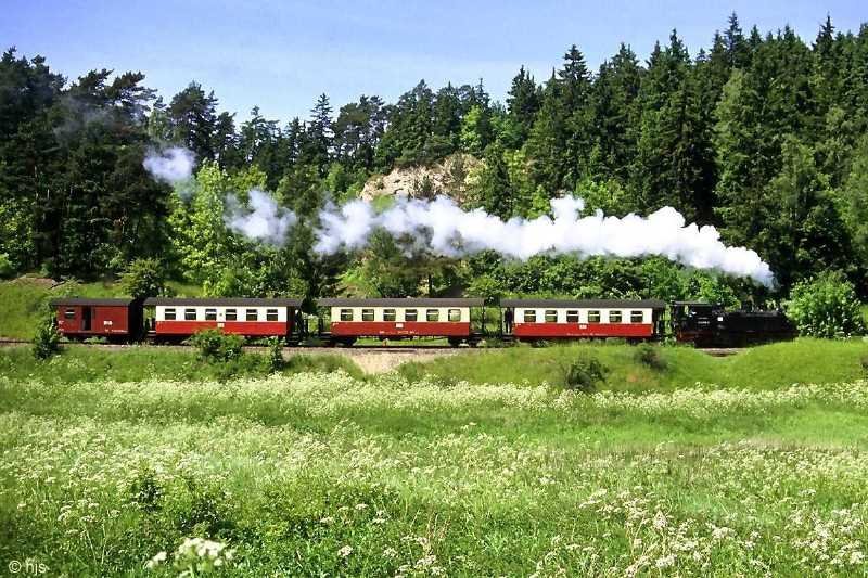 99 5906 zwischen Alexisbad und Harzgerode (16. Juni 1996)