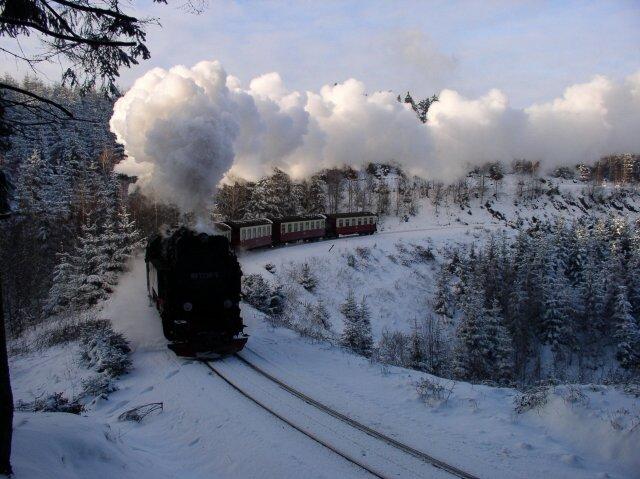 99 7236 am 29.01.2005 im Drngetal mit Fahrtrichtung Drei-Annen-Hohne