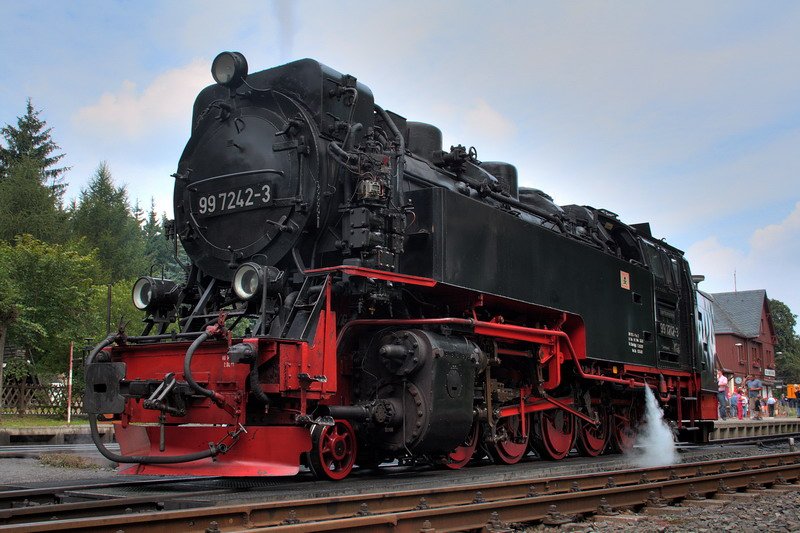 99 7242-3 aufgrund der schlechten Witterungsbedingungen als HDR !