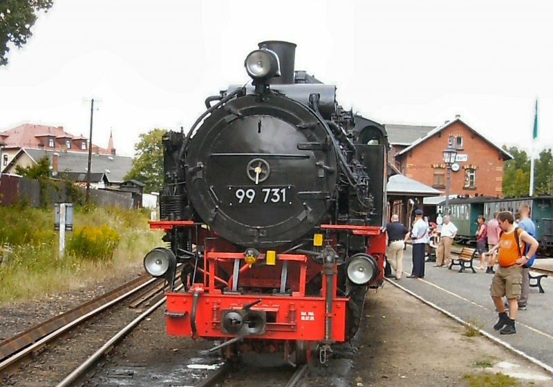 99 731    im Bahnhof Bertsdorf, 2005