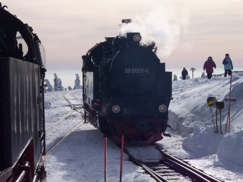 996001 beim Umsetzen auf dem Brocken 17.02.2007
