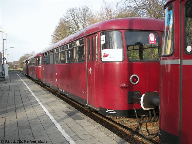 998 094-7 der HEG am 03.12.2006 im Bahnhof Billerbeck