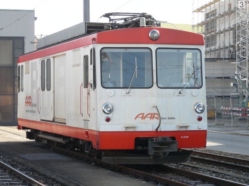 AAR - Gterlok De 4/4 43 vor dem AAR Depot in Aarau am 24.02.2008