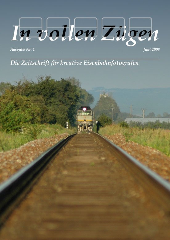 Ab heute steht die erste regulre Ausgabe von  In vollen Zgen  zum Download zu Verfgung. Nachdem bereits eine Sonderausgabe zum Thema  150 Jahre Sdbahn  erschienen ist, widmen sich die regulren Nummern in erster Linie der kreativen Eisenbahnfotografie in sterreich wie auch im Ausland - ergnzend beinhaltet IVZ einen Infopoint, der sich in dieser Ausgabe mit dem Thema  Raw-Format  beschftigt. 

Der Download ist ab sofort unter 

http://www.invollenzuegen.net/ mglich.
