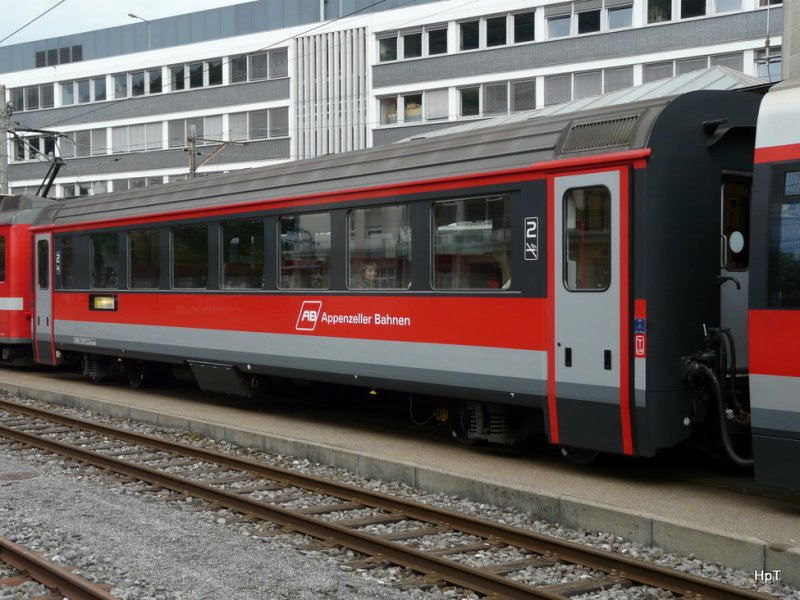 AB - Personenwagen 2 Kl. B 291 im Bahnhof von St.Gallen am 21.06.2009