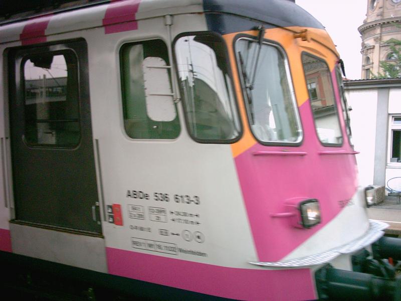 ABDe536 in Konstanz August 2003
Hatte in falsche Kategorie eingestellt - sorry und danke an Pascal und Markus



