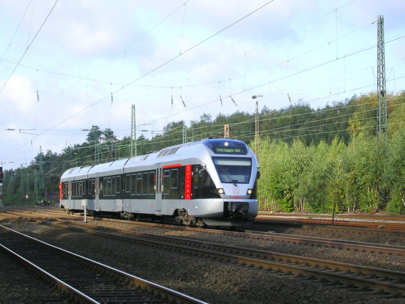 ABELLIO Rail,Flirt  Hagen  als ABR 33813 von Essen Hbf. nach Hagen Hbf.,in BO-Ehrenfeld.(02.10.2008)  