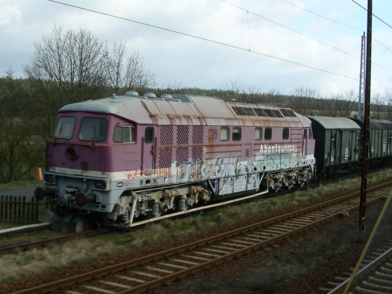 Abendteuerlich sieht das ganze schon aus, aber leider nicht mehr sch�n.
Eine Art Jugend- oder Abendteuerherberge kurz vor Neutrelitz am 13.03.08