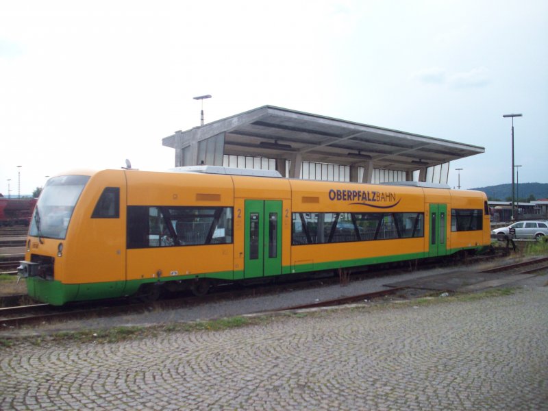 abgestellte Oberpfalzbahn in  Schwandorf(08/08)