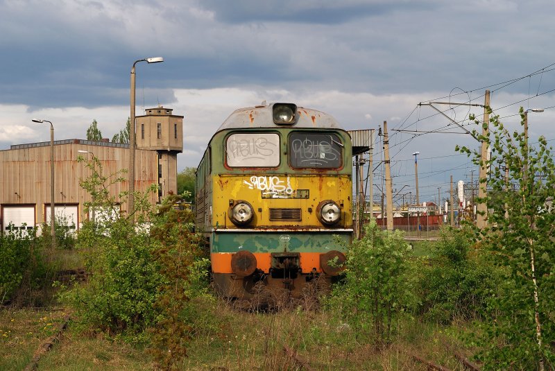 abgestellte ST44 in Ostroleka (05.05.2009)