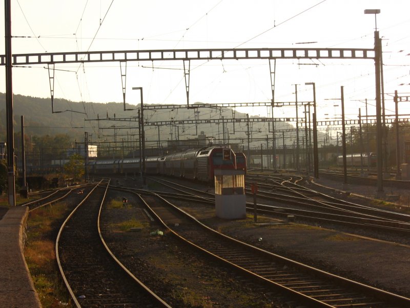 Abstellgrupppe Brugg am Abend des 7.10.07