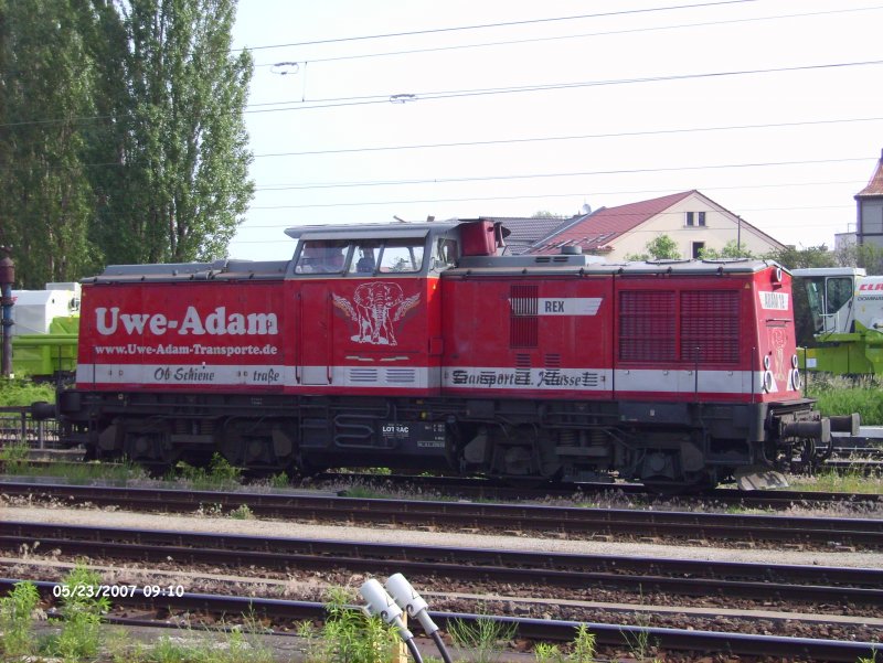 Adam 12  Rex  steht abgestellt in Frankfurt/Oder.25.05.07