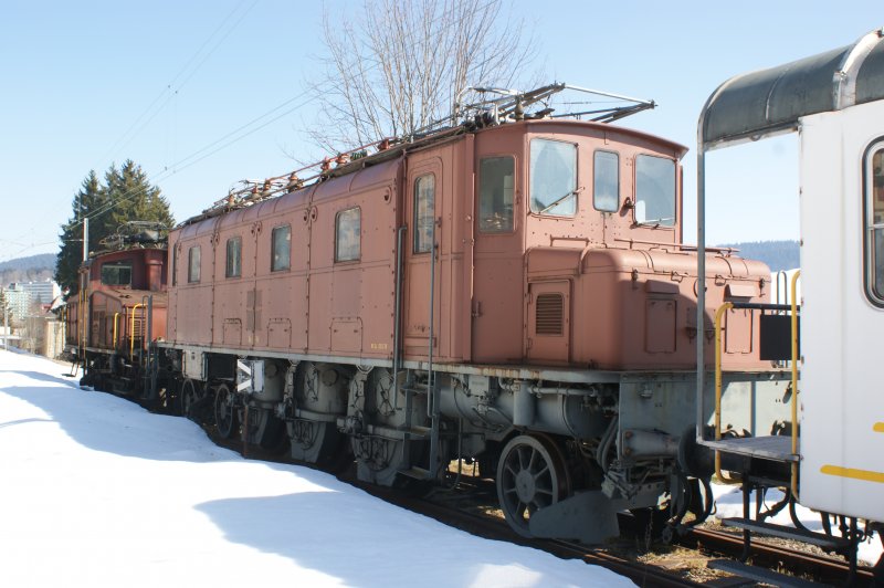 Ae 3/6 I 10601 aufgenommen in Le Locle am 21.03.2009.
