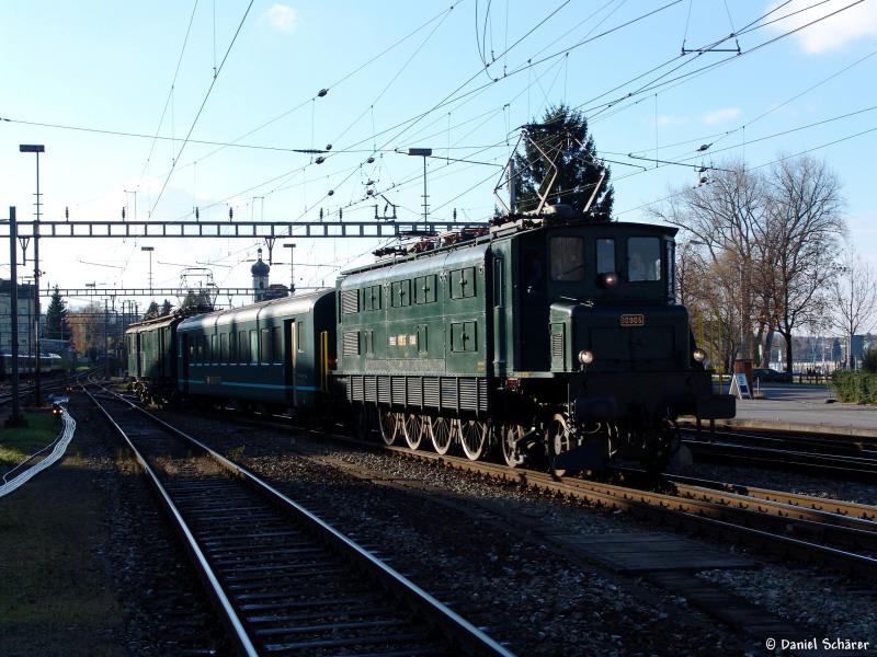 Ae 4/7 10905, EWII und De 4/4 1679 am 19.11.05 in Rorschach


