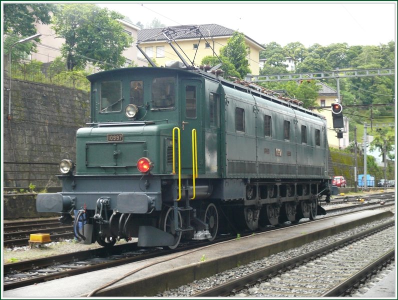 Ae 4/7 10997 in Bellinzona. (06.06.2009)