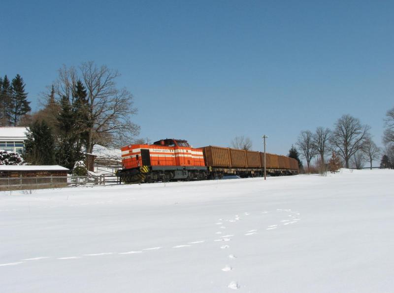 AL 43, ex 199 891 der Augsburger Lokalbahn bei Hohenfurch (14.03.2006)