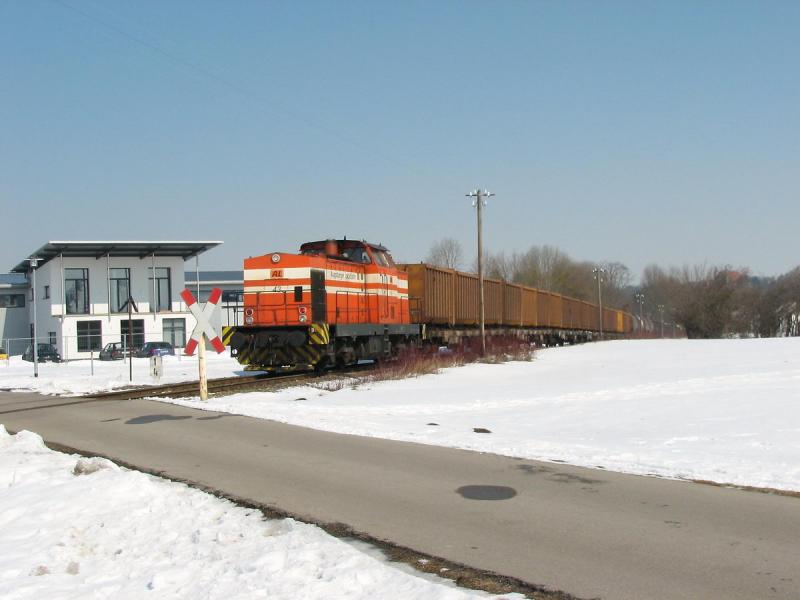 AL 43, ex 199 891 der Augsburger Lokalbahn vor Landsberg am Lech (14.03.2006)