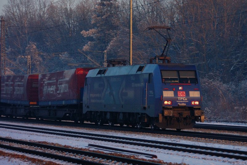 Albatross Nr.2 : Meine zweite 152 (152 138-4) der TFG, unterwegs mit einem Winner auf der KBS 980. (Jan. 2009).