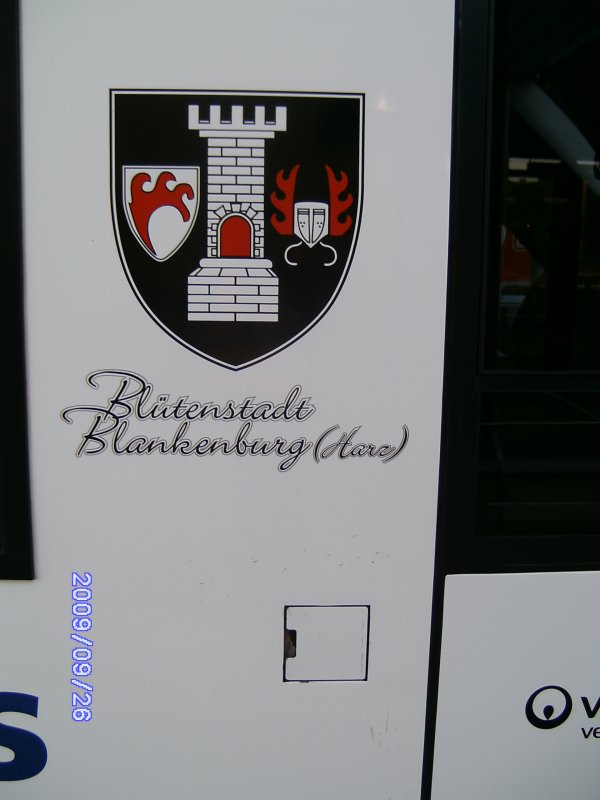 Alle Lint27 von HEX haben jetzt Taufnamen an der Seite. Hier zum Beispiel heit VT873  Bltenstadt Blankenburg(Harz).
Aufnahme am 26.09.2009 in Halle/Saale Hauptbahnhof