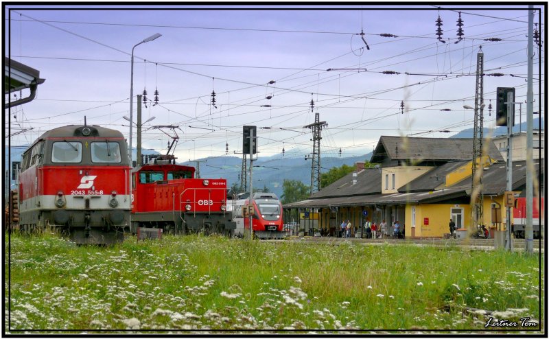 Alltag am Bahnhof Zeltweg. BR 2043, 1063, 4024 und 1044.
17.08.2007
