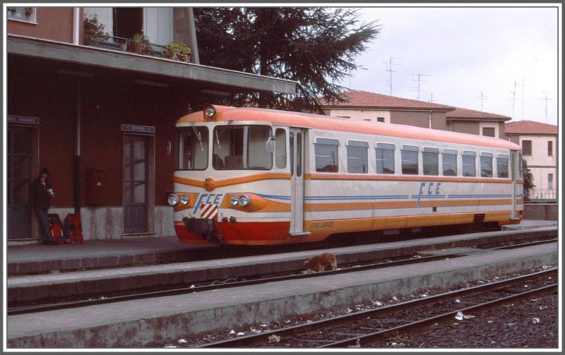 ALn 6402 der FCE in Randazzo. (Archiv 11/84)