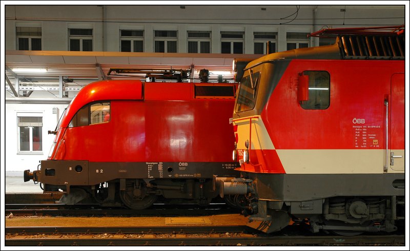 Alt und Neu nebeneinander. Graz, 31.1.2008.